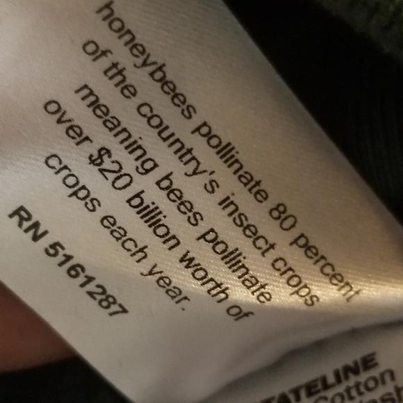 BEE LINE crewneck Reversible Weave /Sz L - Picture 4 of 6